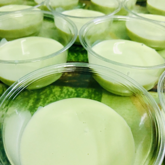 Tàu hũ Singapore vị matcha