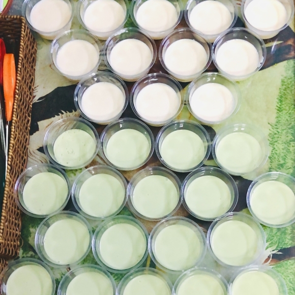 Set 5 tàu hũ Singapore vị matcha