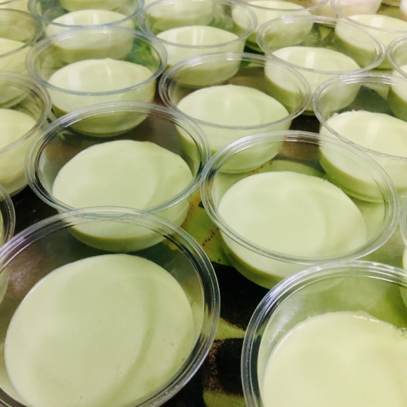 Tàu hũ Singapore vị matcha